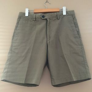Banana Republic Linen Blend Green Shorts